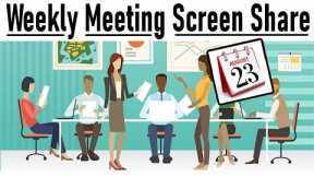 Weekly Meeting Screen Share - August 23rd, 2022