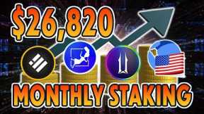Earning $26,820/month Staking These 4 Crypto Gems | Top Yield Farming Strategies Explained