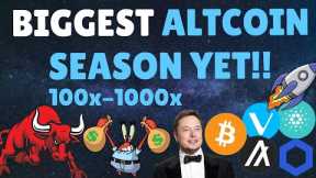 ALTCOIN SEASON IS UPON US 100X - 1000X! 🔥 | CRYPTO NEWS | BITCOIN NEWS | ALTCOIN NEWS