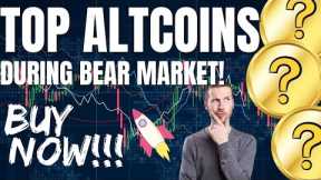 Crypto Altcoins To Watch DURING THE BEAR MARKET! - Top Altcoin Gems