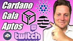#cardano BULLISH 🚀 - #Gala marketing push - #aptos Price Review 📈