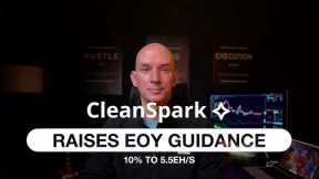 CLEANSPARK GROWTH CONTINUES! PROVIDES INCREASED EOY GUIDANCE. BITCOIN AND MINERS UP HUGE TODAY.