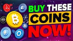 5 Altcoins You Should Be Buying RIGHT NOW! (Alt Season Is COMING!)