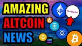 T-Mobile Launches Ethereum Staking! AMAZING NEWS FOR ALTCOINS! (Theta, Binance, Solana, & Cardano)