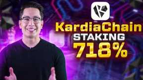 THE MOST PROFITABLE KARDIACHAIN coin STAKING at 718% 🚀 kardiachain yield farming