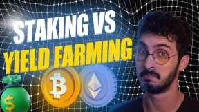 STAKING VS YIELD FARMING EXPLAINED | DeFi 101 ep 2