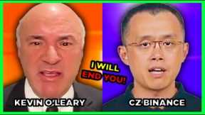 Kevin O'Leary CLAPS BACK against CZ Binance! 👏