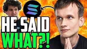 Solana SAVED By Ethereum Founder Vitalik Buterin?!
