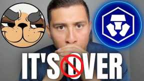 URGENT Message For Crypto.com CRONOS MM Finance MMF Holders