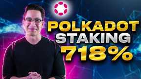 THE MOST PROFITABLE POLKADOT coin STAKING at 718% 🚀 polkadot crypto yeild farming