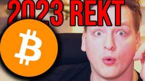 BITCOIN: 2023 NASTY SURPRISE... (no way), dumb network explained