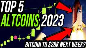 TOP 5 100X ALTCOINS TO BUY IN 2023!! 🚨 ALTCOIN SEASON HAS STARTED!! BITCOIN $28K BY END OF JANUARY?!