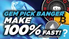 YOU MUST WATCH THIS ALTCOIN! BITCOIN MOVE IS MAKE OR BREAK! THE BIGGEST ALTCOIN BANGERS START HERE!