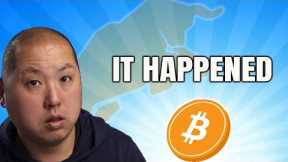 This Just Happened To BITCOIN...