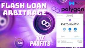 $1000/DAY Passive Income | Polygon (MATIC) Flash Loan Arbitrage | EASY - 10X  Profits  - NOV  2022