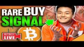 Crypto Founder CHARGED By SEC (EXTREMELY Rare Bitcoin Signal!)