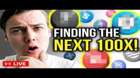 Discovering The Next 100x Crypto Altcoin LIVE (Research With Miles Deutscher)