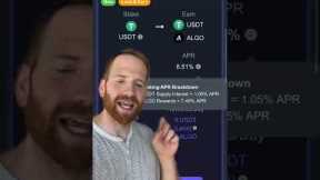 Massive Algorand incentives and DEFI yield farming strategies #algorand #defi #crypto