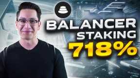 THE MOST PROFITABLE BALANCER STAKING at 718% 🚀balancer v2 yield farming