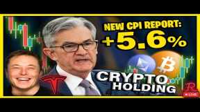 Bitcoin LIVE : BTC SURVIVED 5.6% CORE CPI, 6.4% CPI, NVDA, TSLA PUMP