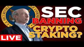 CNBC Live with Ripple CEO Brad Garlinghouse - Crypto Staking Banned By The SEC?