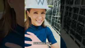 We got a peek inside Whinestone's bitcoin mine in Texas #Shorts