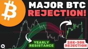 Bitcoin (BTC): BTC Rejected From An 815 Day Long Resistance! Is The Uptrend Breaking?