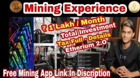 How much I earned in 1 Year of crypto mining | Ethereum 2.0 |#mining setup for Beginners | Ashu