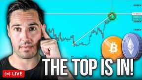 The Top Is In, BUT, Not For Altcoins! (DO THIS URGENTLY)