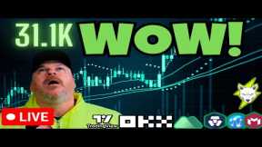 BITCOIN MUST TEST 31.1K OR IT WILL REJECT! #BTC #SHIB #VOLT