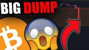 URGENT BITCOIN UPDATE: EVERYTHING JUST CRASHED [I am taking action NOW...]
