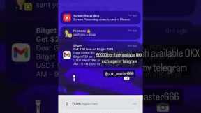 OKX exchange  50000 flash btc available #bitcoin #flashbtc #okx #okxexchange #usdt #binance #wazirx