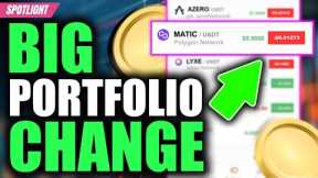 BIG ALTCOIN PORTFOLIO CHANGE For BIG GAINS 🤯