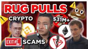 Over 31 MILLION DOLLARS in Cryptocurrency EXIT SCAMS & RUG PULLS.. today..