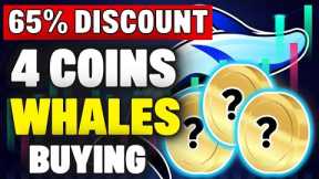 Crypto Whales ACCUMULATING These 3 Altcoins | 65% Discounts!