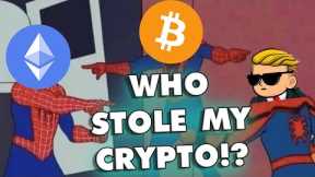 Crypto project rugpulls the community then alll point fingers, blockchain fails