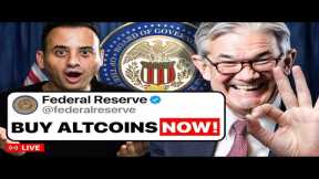 FED TRIGGERED A HUGE ALTCOIN RALLY FOR 45 DAYS!