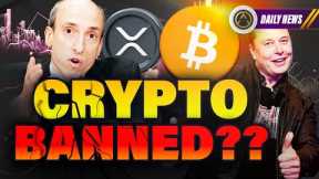 SHOCKING Crypto BAN? Tesla Did WHAT To BTC 🤯! 4000 US Banks & Ripple XRP!