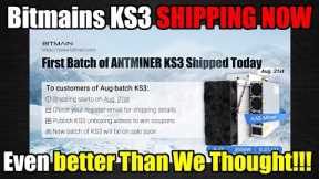 Here We GOOOO - Bitmain Starts Shipping The KS3 Kaspa Miner