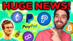PayPal just released the crypto BULLS! Ethereum EFT & Polygon 2.0 Update!