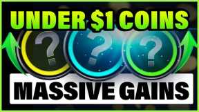 Top 3 Altcoins UNDER $1 FOR MASSIVE GAINS 🔥