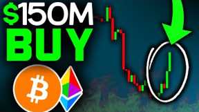 BITCOIN WHALE JUST BOUGHT $150 MILLION!! Bitcoin News Today & Ethereum Price Prediction (BTC & ETH)