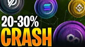 URGENT: Altcoin Market could see 30% DROP!