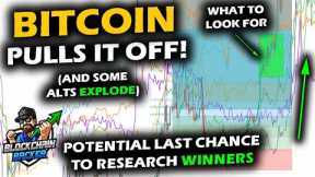 THE EPIC Weekly Close For Bitcoin as Altcoin Market Sets Stage for Wyckoff Total Market Cap Eruption