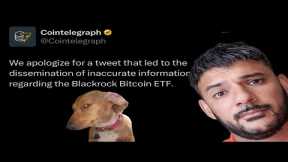 BLACKROCK DENIES BITCOIN ETF APPROVAL...