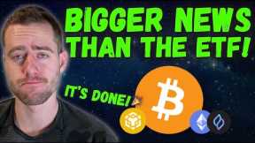 THIS MAY BE MORE BULLISH THAN THE BITCOIN ETF APPROVAL! AND MILLIONS OF PEOPLE ABOUT TO BUY BITCOIN!