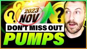 4 Altcoins with MASSIVE Upcoming Pump - Don't Miss These in November 2023!