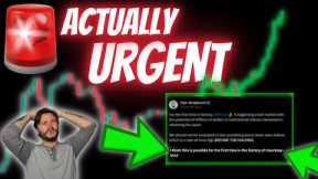 🚨BITCOIN ALERT!!!!! THIS ONLY MEANS *ONE THING*!!!!!!! [NOT A DRILL]