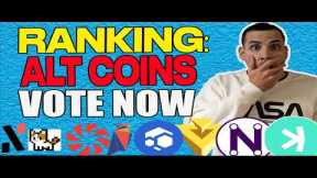 🚨Ranking ALT Coins- Viewers Decide| Crypto, GPU Mining🚨