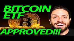 BITCOIN ETF APPROVED CONFIRMED LIVE #BITCOIN #CRYPTO #BITCOINETF